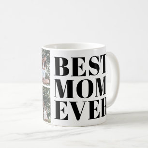 Caneca De Café Melhor Presente de Foto Moderno e Ousado para a Me