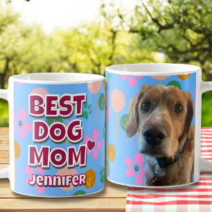 Caneca De Café Melhor presente de mãe de cão - Impressão de pata