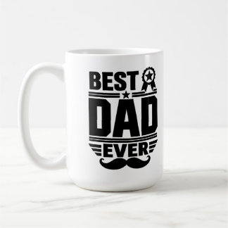 Caneca De Café Melhor Presente de Pai de Sempre Faixa de Premiaçã