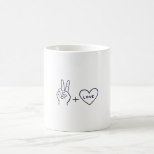 Caneca De Café Melhor presente de paz e amor