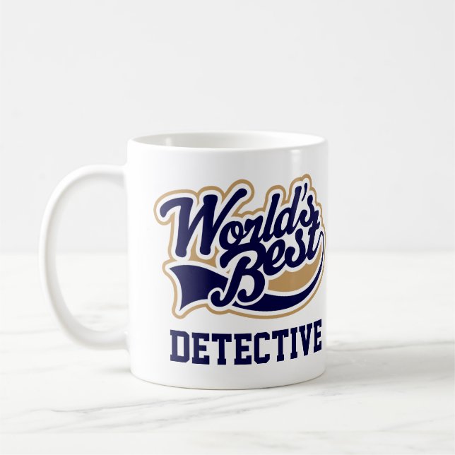 Caneca De Café Melhor Presente do Mundo Detetive (Esquerda)
