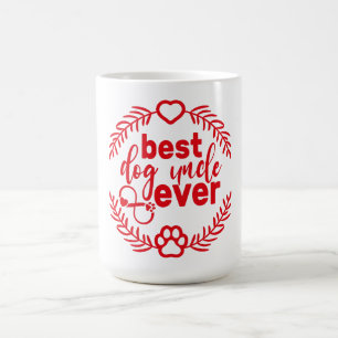 Caneca De Café Melhor Presente Legal no Dia do Tio Cachorro Nunca