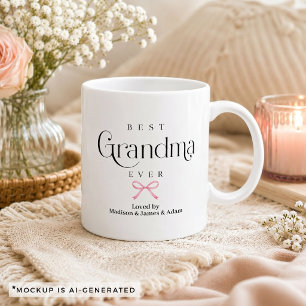 Caneca De Café Melhor Presente para Avó Personalizado