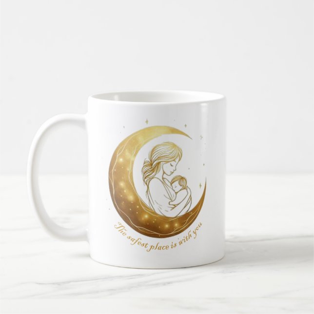 Caneca De Café Melhor presente para mãe, para aqueles que amam su (Esquerda)