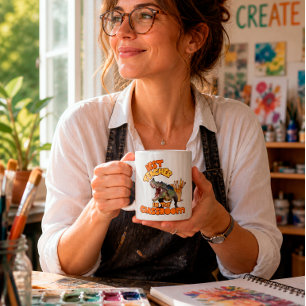 Caneca De Café Melhor Professor de Dinossauro Engraçado na Sala d