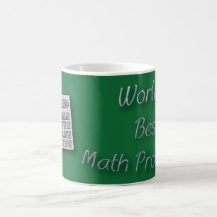 Caneca De Café Melhor Professor de Matemática do Mundo