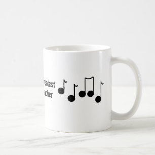 Caneca De Café Melhor Professor de Música do Mundo