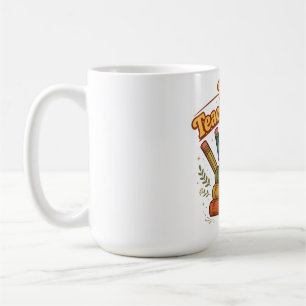 Caneca De Café Melhor Professor de Todos os Tempos Design Retro A