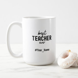 Caneca De Café Melhor Professor de Todos os Tempos Presente de Ag