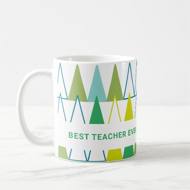 Caneca De Café Melhor Professor de Todos os Tempos Presente para  (Esquerda)