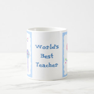 Caneca De Café Melhor Professor do Mundo - Pirulitos