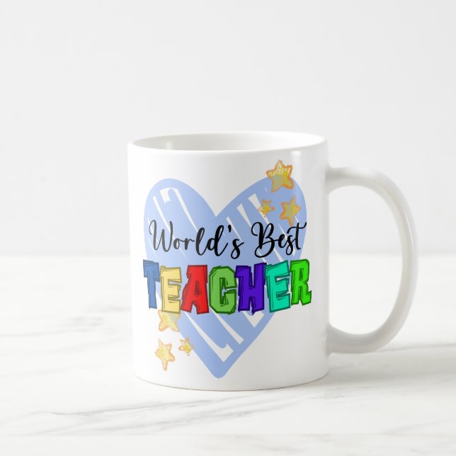 Caneca De Café Melhor Professor Masculino (Direita)
