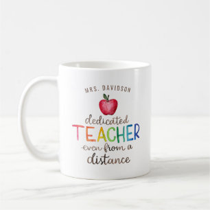 Caneca De Café Melhor Professor Virtual de Todos os Tempos   Café