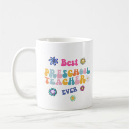 Caneca De Café Melhor Professora De Pré-Escolas