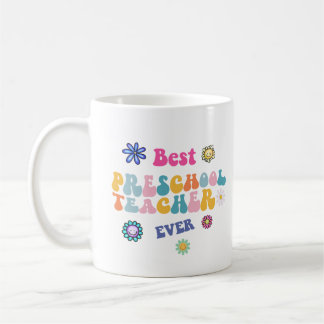 Caneca De Café Melhor Professora De Pré-Escolas