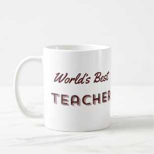 Caneca De Café Melhor Professora do Mundo