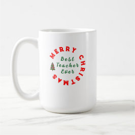 Caneca De Café Melhor Professora Em Obrigados De Natal Que Você O