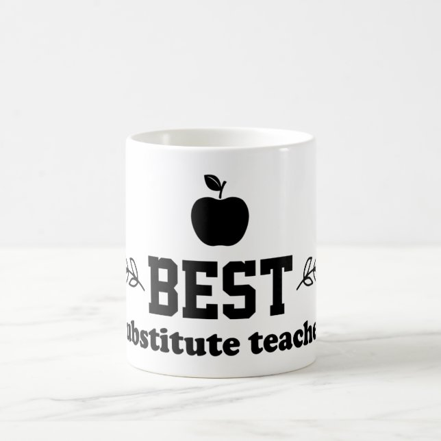 Caneca De Café Melhor Professora Substituta (Centro)
