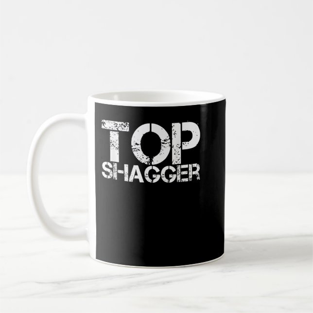 Caneca De Café Melhor Rua de Ushshers do Top Shagger Divertido Id (Esquerda)