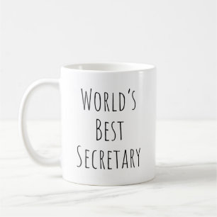 Caneca De Café Melhor Secretário do Mundo