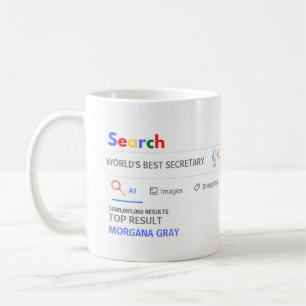 Caneca De Café MELHOR SECRETÁRIO Novelty GAG - Resultado SUPERIOR