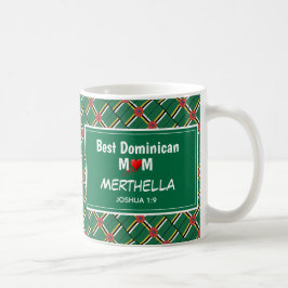 Caneca De Café MELHOR Sinalizador DOMINICAN MOM Dominica Personal