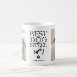 Caneca De Café Melhor Sitente de Cachorro Personalizado Moderno