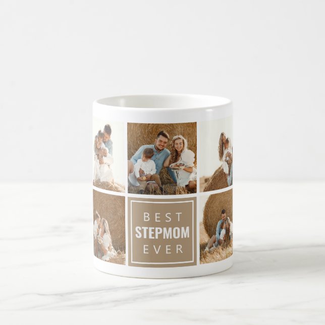 Caneca De Café Melhor Stepman Alguma Vez Coffee Mug (Centro)