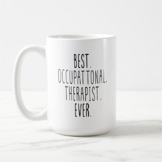 Caneca De Café Melhor Terapista De Sempre, Terapia Ocupacional, M