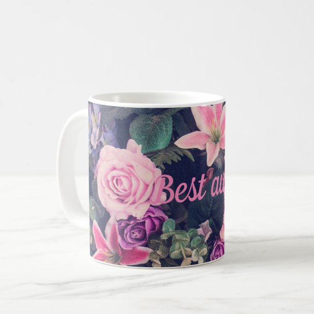 Caneca De Café Melhor tia (Frente Esquerda)