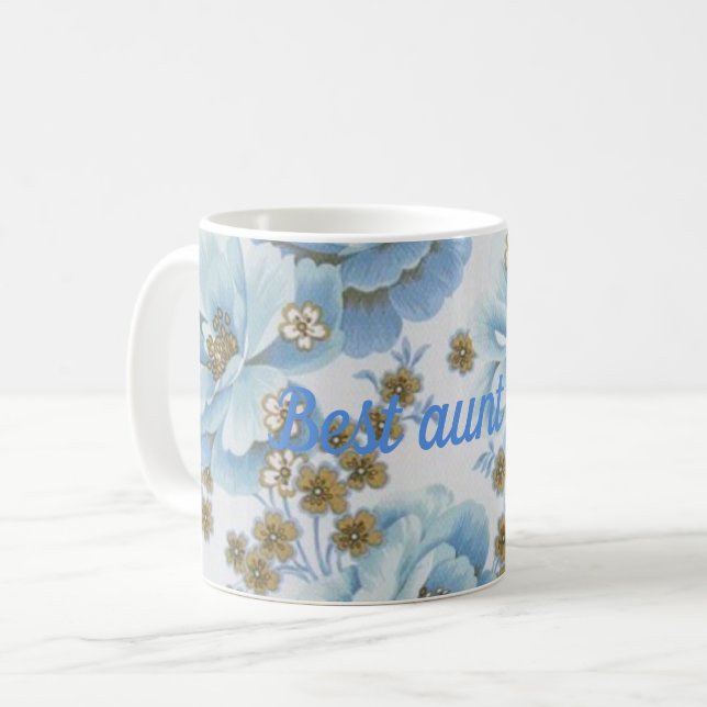 Caneca De Café Melhor tia de sempre (Frente Esquerda)