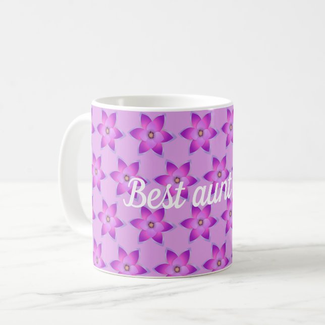 Caneca De Café Melhor tia de sempre (Frente Esquerda)