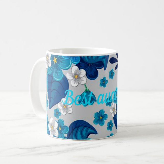 Caneca De Café Melhor tia de sempre (Frente Esquerda)