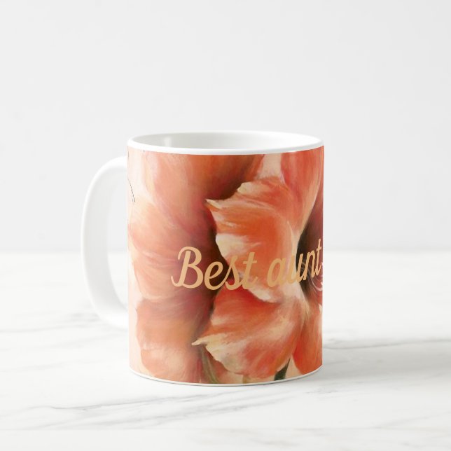 Caneca De Café Melhor tia de sempre (Frente Esquerda)
