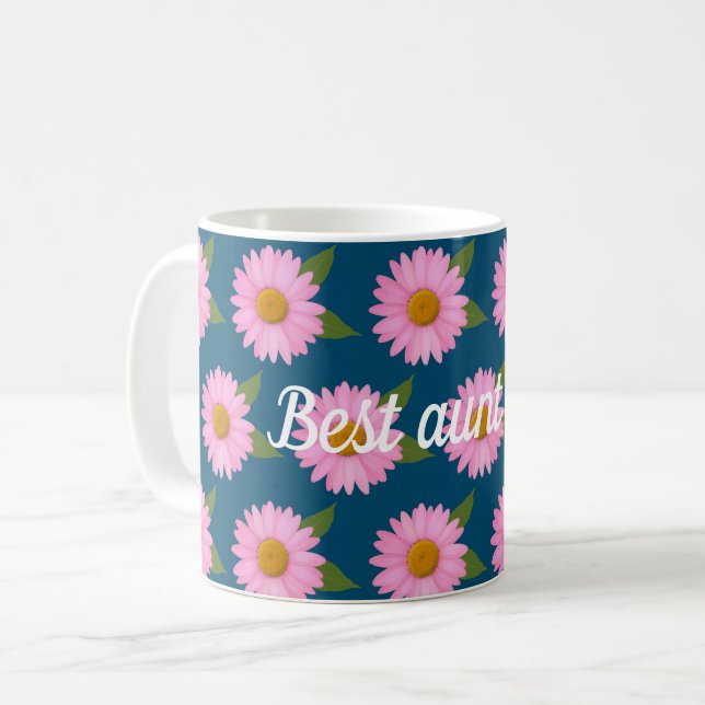 Caneca De Café Melhor tia de sempre (Frente Esquerda)