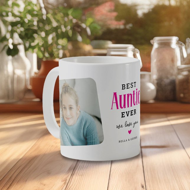 Caneca De Café Melhor TIA de Todos 2 Foto Presente Fofo  (Criador carregado)