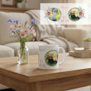 Caneca De Café Melhor Tia De Todos Os Filmes Personalizados Com N