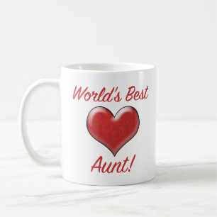 Caneca De Café Melhor tia do mundo