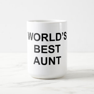 Caneca De Café Melhor Tia do Mundo