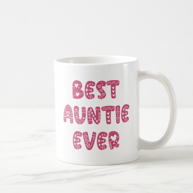 Caneca De Café Melhor Tia Nunca (Direita)