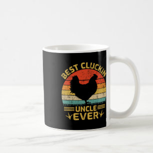 Caneca De Café Melhor Tio Cluckin Já Existiu Frango Vintage Dia d