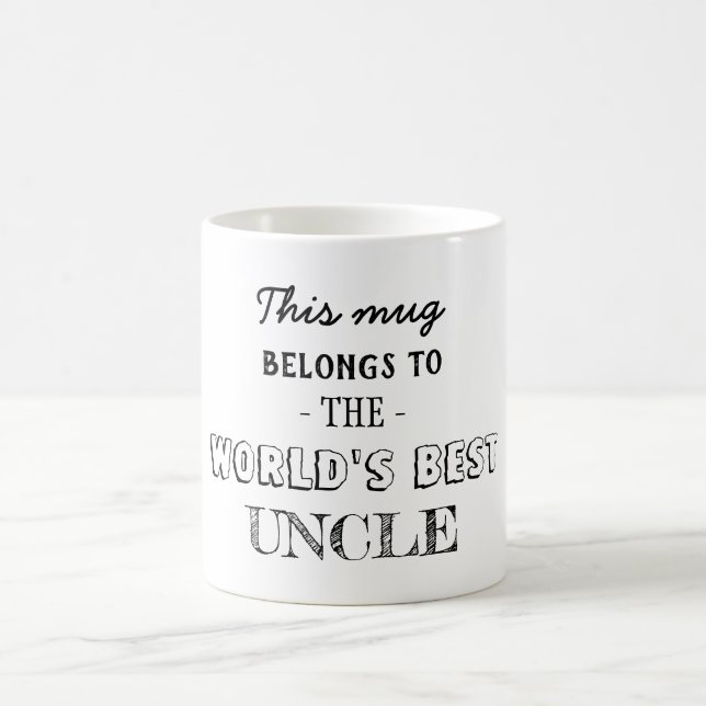 Caneca De Café Melhor Tio Pertence Aqui (Centro)