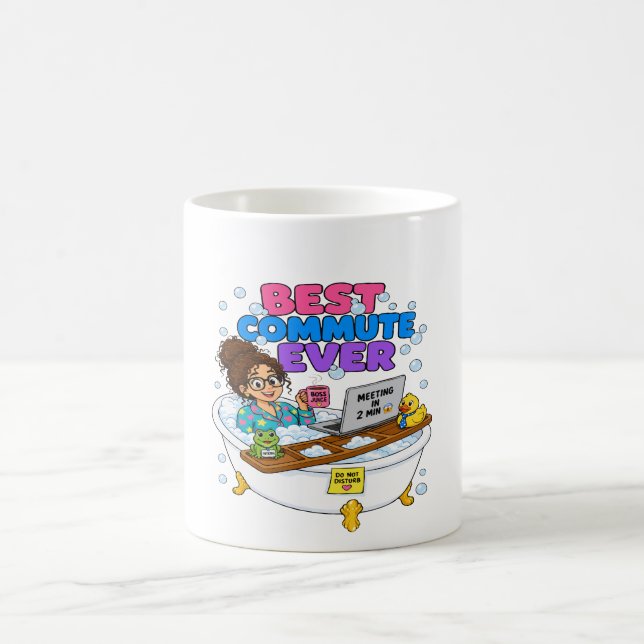 Caneca De Café Melhor Trajeto de Todos os Tempos Design Divertido (Centro)