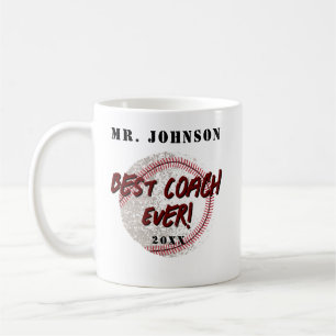 Caneca De Café Melhor treinador de sempre - Baseball