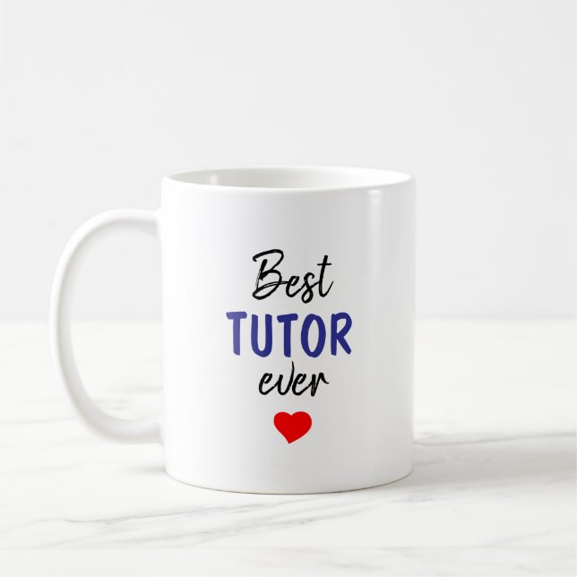 Caneca De Café Melhor Tutor de Todos (Esquerda)