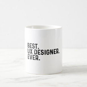 Caneca De Café Melhor Uiux De Apreciação Do Ux Designer