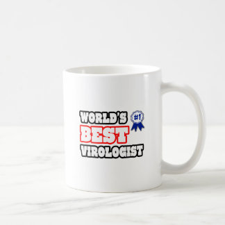 Caneca De Café Melhor Virologista do Mundo