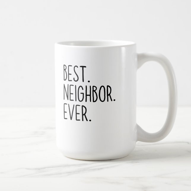 Caneca De Café melhor vizinho de sempre (Direita)