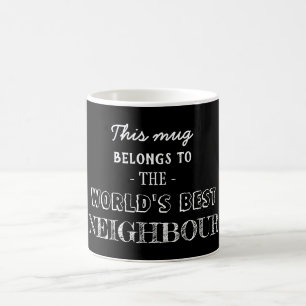 Caneca De Café Melhor Vizinho Pertence Aqui