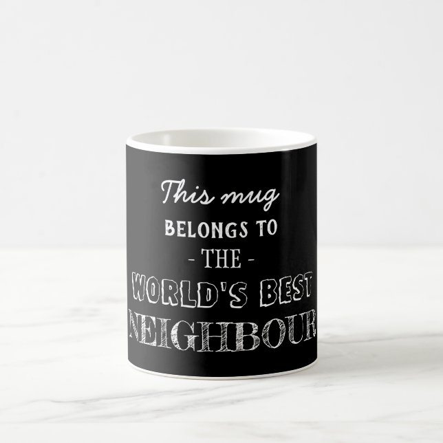 Caneca De Café Melhor Vizinho Pertence Aqui (Centro)